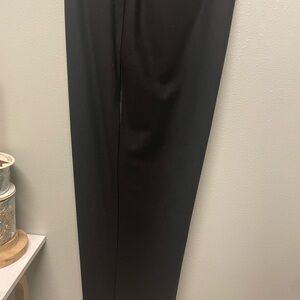 Oscar de la Renta Classic Black Straight Leg Trousers